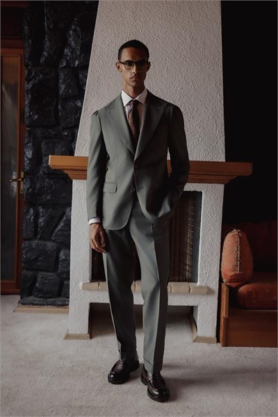 Ferentino Suit Khaki