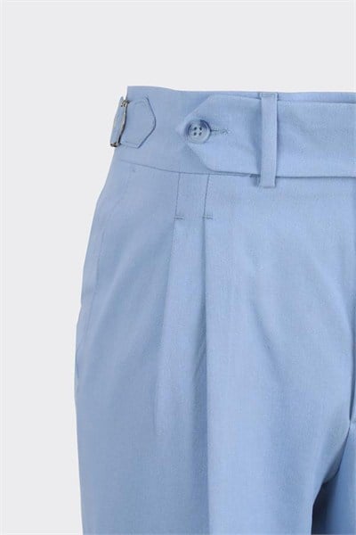 Giverny Double-Pleated Pants Blue