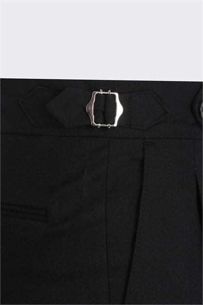Giverny Double-Pleated Pants Black