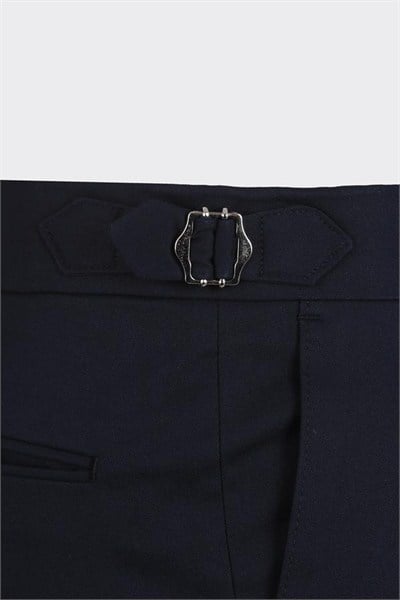 Giverny Double-Pleated Pants Navy