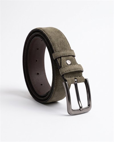 Belt Khaki Suede