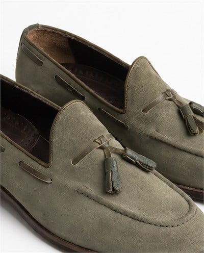 Loafers Khaki Suede