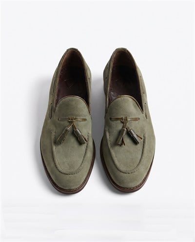Loafers Khaki Suede