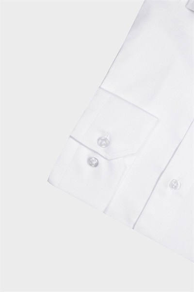 Italian-Collar Shirt White