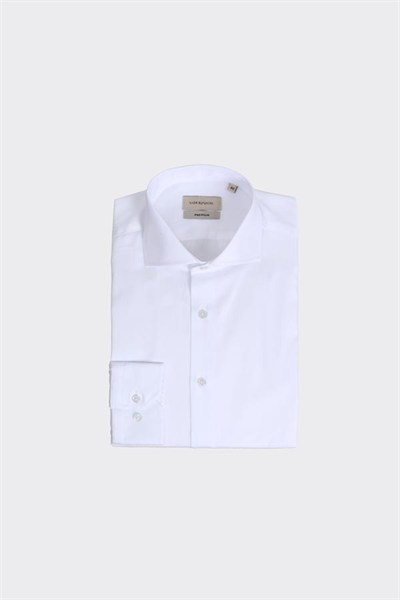 Italian-Collar Shirt White