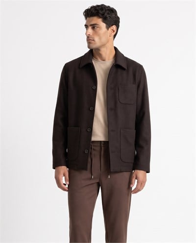Jake Overshirt Kahverengi