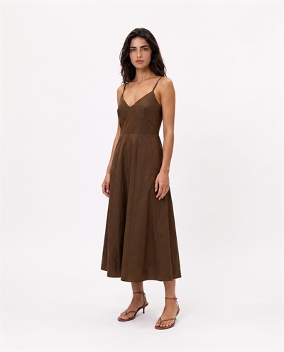 Judy Dress Brown