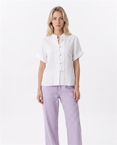 Juliet Linen Shirt White
