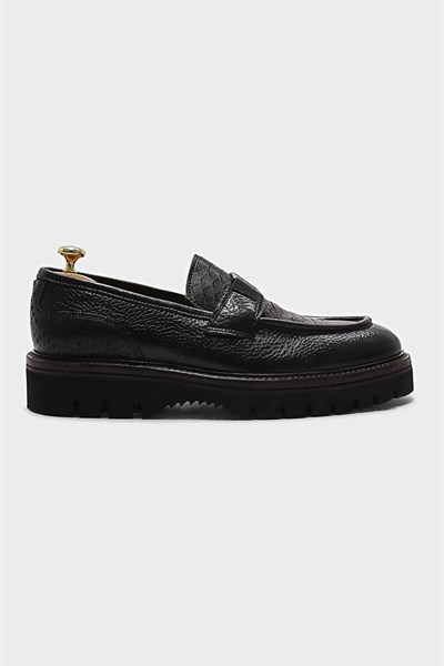 Loafer Ayakkabı Kahve Floter Anaconda