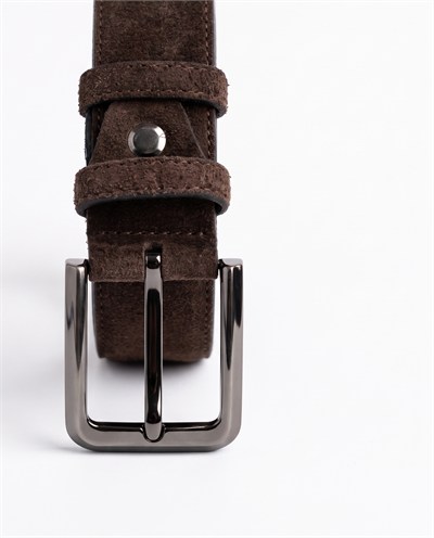 Belt Brown Suede