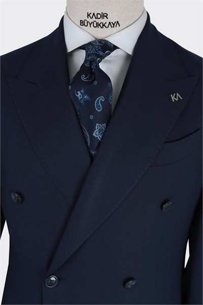 Double-Breasted Suit Navy