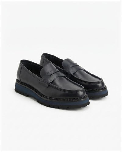 Loafer Ayakkabı Lacivert Santo