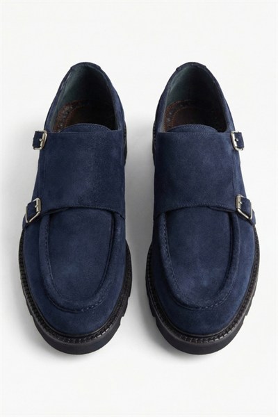 Loafers Navy Suede