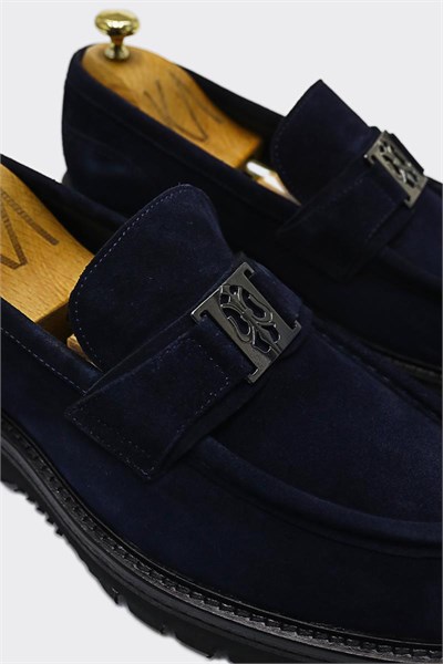 Loafer Ayakkabı Lacivert Süet