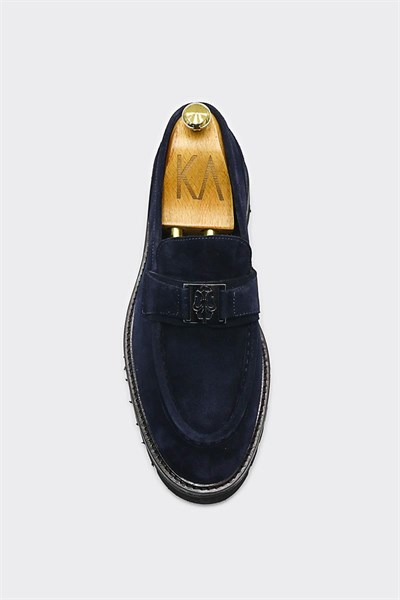 Loafer Ayakkabı Lacivert Süet
