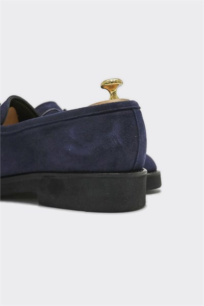 Loafers Navy Suede