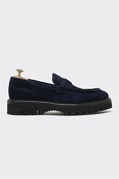 Loafer Ayakkabı Lacivert Süet