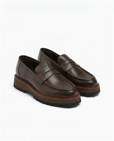 Loafer Ayakkabı Acı Kahve Santo