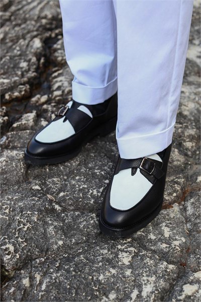 Loafers Black-and-White Floter