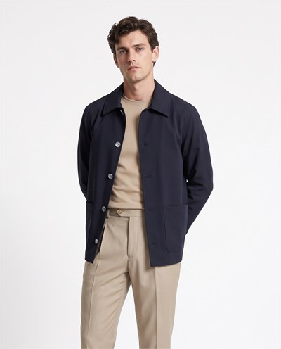 Lorenzo Shirt Jacket Navy