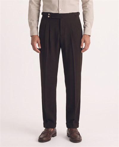 Lussor Double-Pile Pants Brown