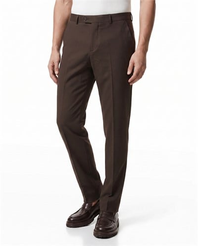 Marcusl Slim Fit Pantolon Kahverengi