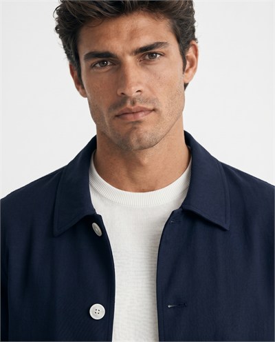 Matteo Shirt Jacket Navy