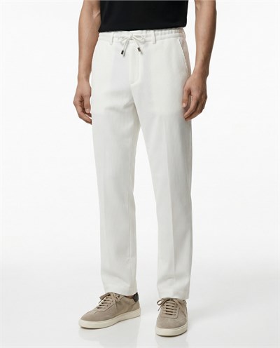 Mirza Jogger Pantolon Beyaz