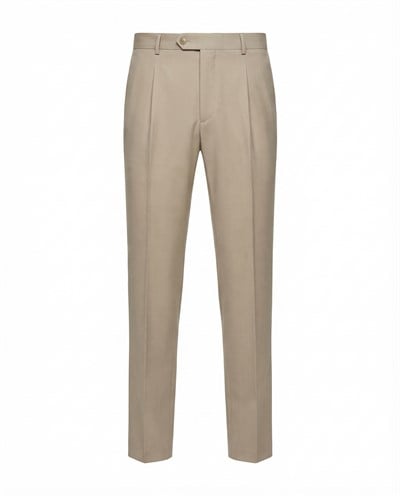 Monaco Slim Fit Pantolon Bej