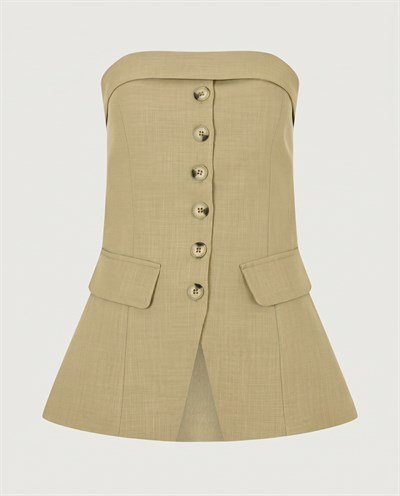 Talia Bluz Olive
