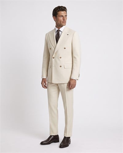 Orleans Double-Breasted Suit Bej