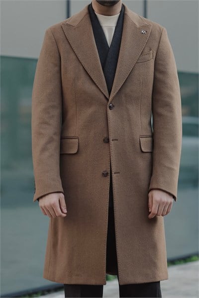 Double Breasted Coat Camel