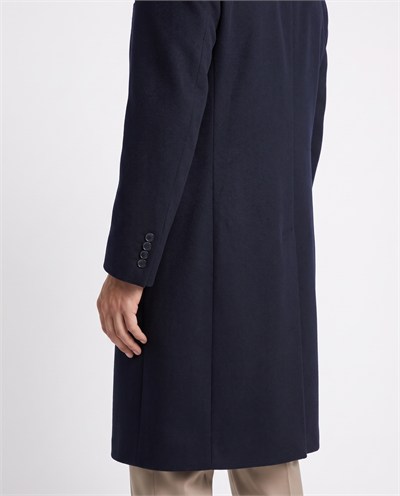 Double Breasted Coat Navy