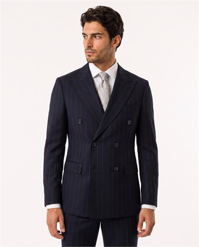 Paganini Double-Breasted Suit Navy
