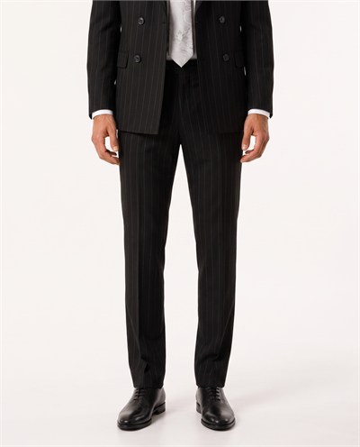 Paganini Double-Breasted Suit Black