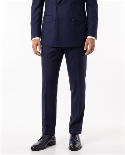 Paris  Double-Breasted Suit Navy