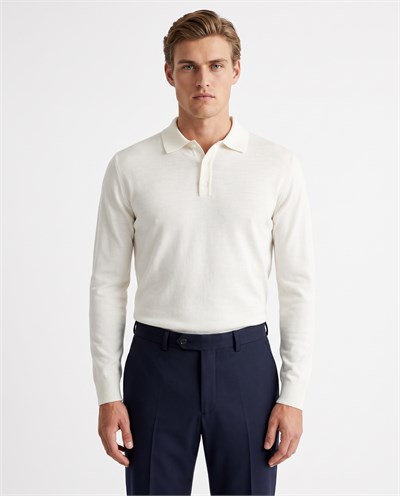 Pearl Polo Yaka Triko Ekru