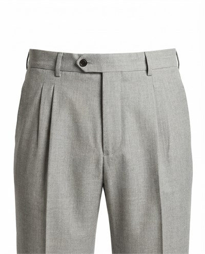 Alata Pleated Pants Bej