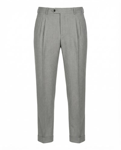 Alata Pleated Pants Bej