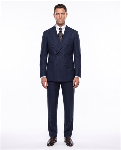 Rakkas Double-Breasted Suit Navy