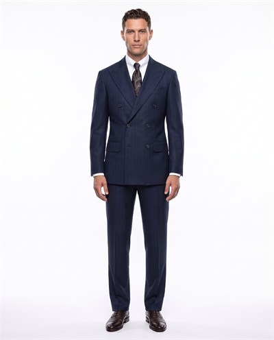 Rakkas Double-Breasted Suit Navy