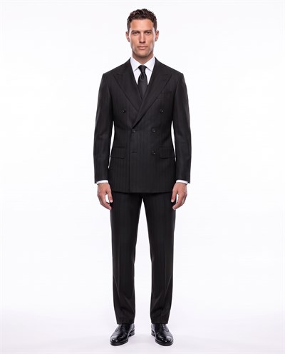 Rakkas Double-Breasted Suit Black
