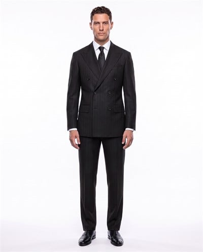 Rakkas Double-Breasted Suit Black