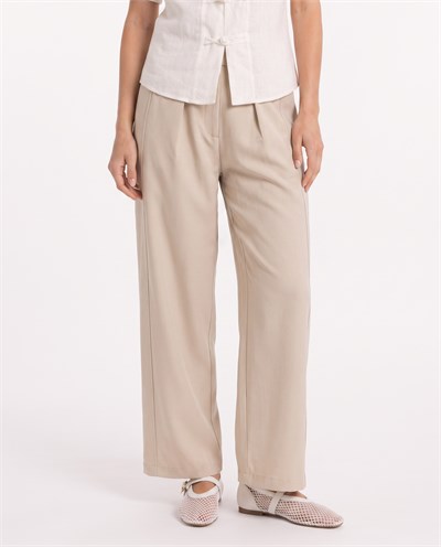 Riley Fileto Pantalon Bej
