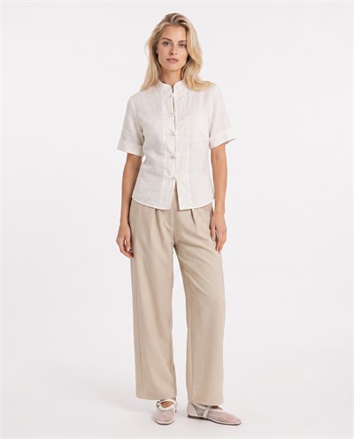 Riley Fileto Pantalon Bej