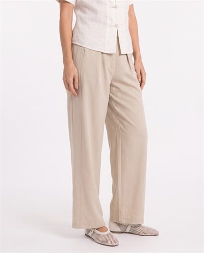 Riley Filet Pants Bej