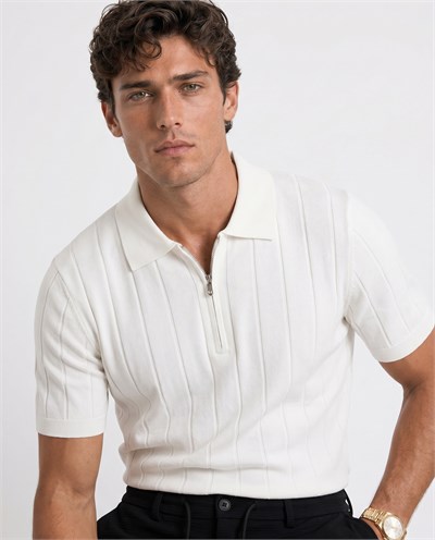 Riva Polo Triko T-Shirt Beyaz
