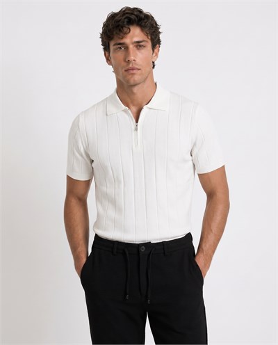 Riva Polo Triko T-Shirt Beyaz