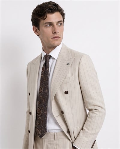 Sandy  Cross-Over Suit Bej