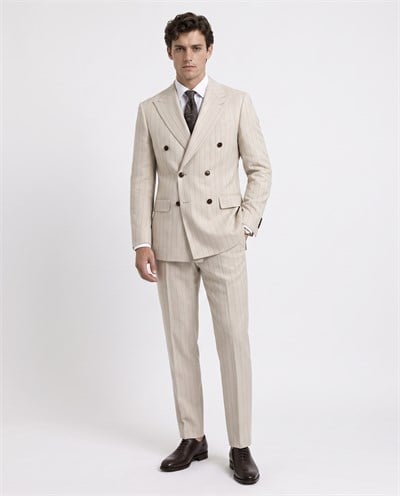 Sandy  Cross-Over Suit Bej